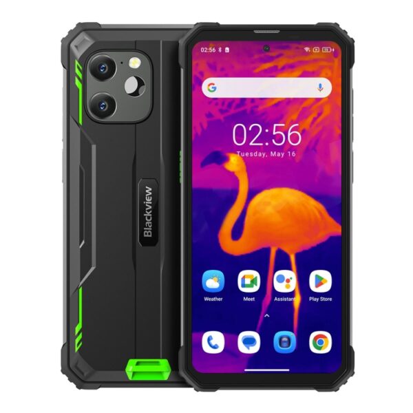 BLACKVIEW BV8900 - 4G RUGGED SMARTPHONE - THERMAL CAMERA - 8GB+256GB - 10000MAH BATTERY - 6.5 INCH SCREEN - ANDROID 13 - GREEN