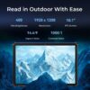 OUKITEL RT7 TITAN – RUGGED TABLET – 10.1 INCH SCREEN – 8GB+256GB – 32000MAH BATTERY – ANDROID 13 – BLUE - Image 10