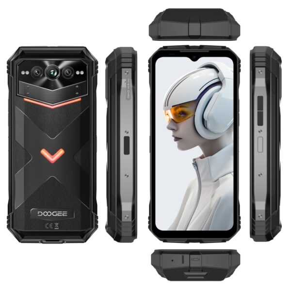 DOOGEE VMAX PLUS - 5G RUGGED SMARTPHONE - 36GB+512GB - DIMENSITY 7050 - 200MP CAMERA - NIGHT VISION - ANDROID 14 - BLACK - Image 2