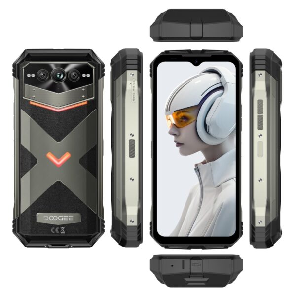 DOOGEE VMAX PLUS - 5G RUGGED SMARTPHONE - 36GB+512GB - DIMENSITY 7050 - 200MP CAMERA - NIGHT VISION - ANDROID 14 - GREY - Image 2