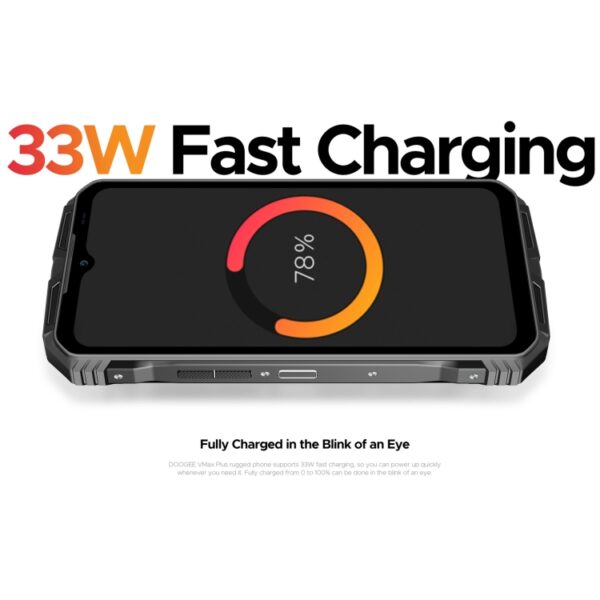 DOOGEE VMAX PLUS - 5G RUGGED SMARTPHONE - 36GB+512GB - DIMENSITY 7050 - 200MP CAMERA - NIGHT VISION - ANDROID 14 - GREY - Image 6