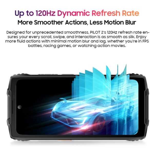 BLACKVIEW OSCAL PILOT 2 - 4G RUGGED SMARTPHONE - 8GB+256GB - HELIO G99 - 6.5 SCREEN - ANDROID 14 - ORANGE - Image 8