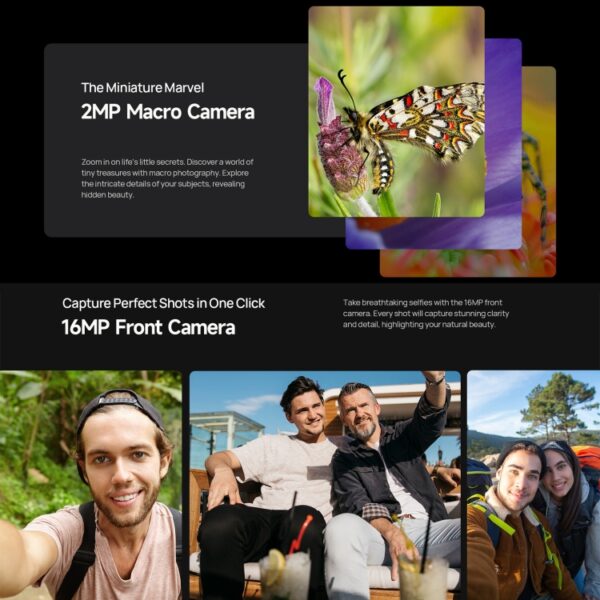 ULEFONE ARMOR X31 PRO - 5G RUGGED SMARTPHONE - 16GB+256GB - NIGHT VISION - DIMENSITY 6300 - ANDROID 14 - GREEN - Image 13
