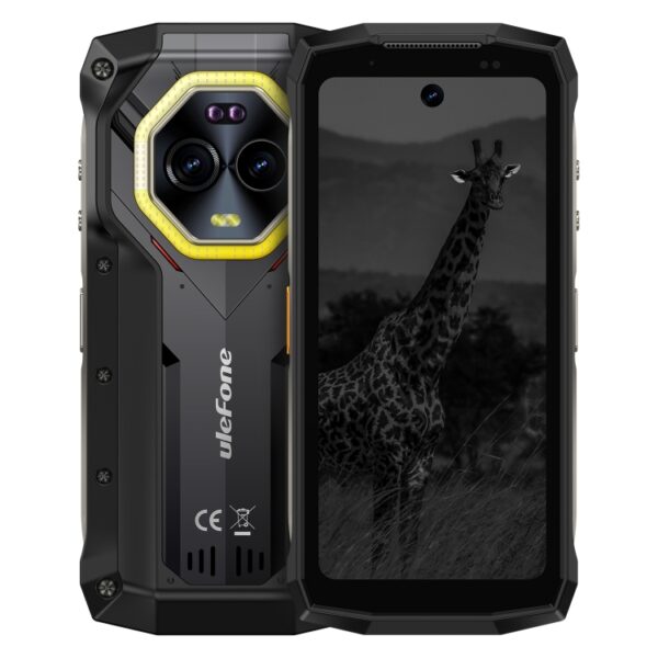 ULEFONE ARMOR MINI 20 PRO - 5G RUGGED SMARTPHONE - 16GB+256GB - NIGHT VISION - 6200MAH - ANDROID 14 - BLACK