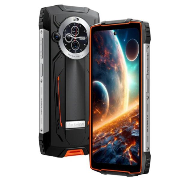 BLACKVIEW BV8200 - 4G RUGGED SMARTPHONE - 12GB+256GB - HELIO G100 - 6.5 SCREEN - 170 LUMENS FLASLIGHT - ANDROID 14 - ORANGE - Image 4
