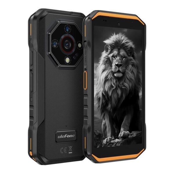 ULEFONE ARMOR X32 PRO - 5G RUGGED SMARTPHONE - 5.65 INCH - 8GB+256GB - 64MP CAMERA - 25MP NIGHT VISION - ANDROID 14 - ORANGE - Image 3
