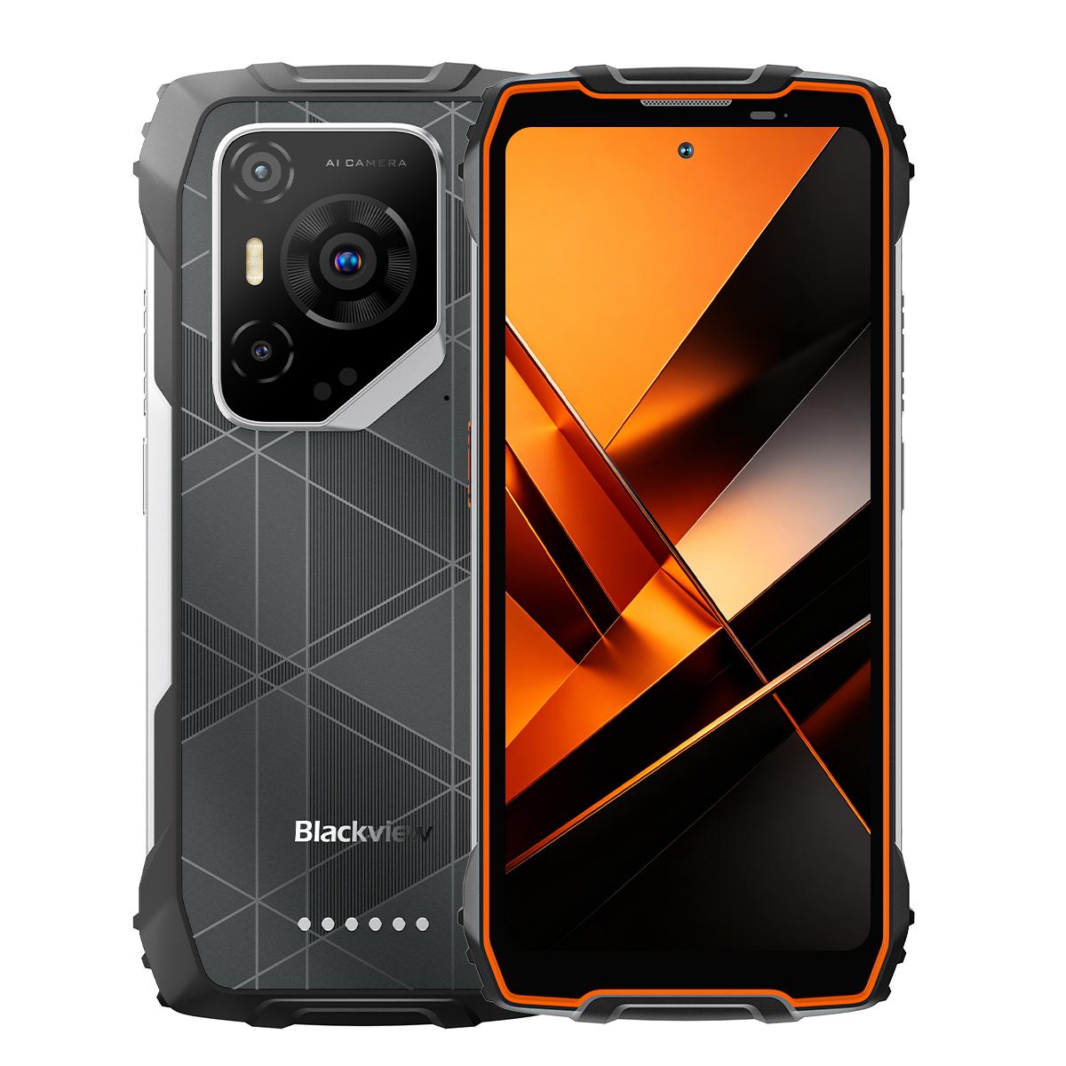 BLACKVIEW BL7000 PRO - 5G RUGGED PHONE - 16GB+256GB - 6.78 INCH - ANDROID 15 - DIMENSITY 6300 - NFC - OTG - ORANGE