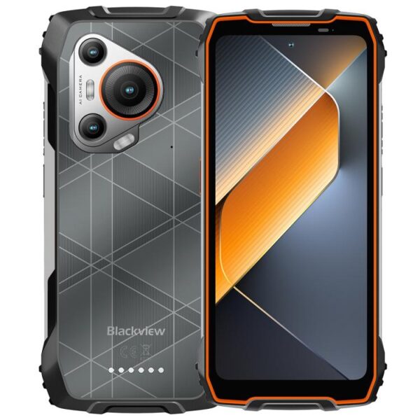BLACKVIEW BL7000 – 5G RUGGED SMARTPHONE – 12GB+256GB – DIMENSITY 6300 - 7500 MAH BATTERY - EMBEDDED AI – 6.78 SCREEN – ANDROID 15 – ORANGE