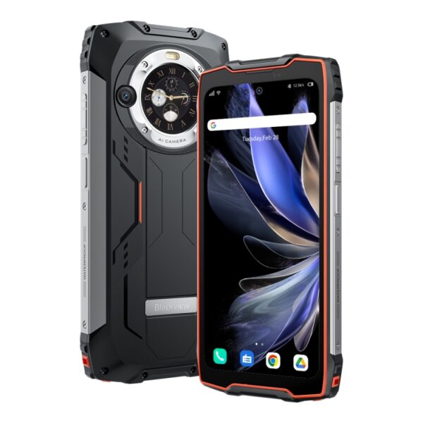 BLACKVIEW BV9300 PRO - 4G RUGGED SMARTPHONE - 16GB+256GB - HELIO G99 - 15080MAH BATTERY - 6.7 INCH DISPLAY- ANDROID 13 - ORANGE - Image 2