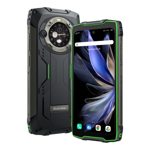 BLACKVIEW BV9300 PRO - 4G RUGGED SMARTPHONE - 16GB+256GB - HELIO G99 - 15080MAH BATTERY - 6.7 INCH DISPLAY- ANDROID 13 - GREEN - Image 2