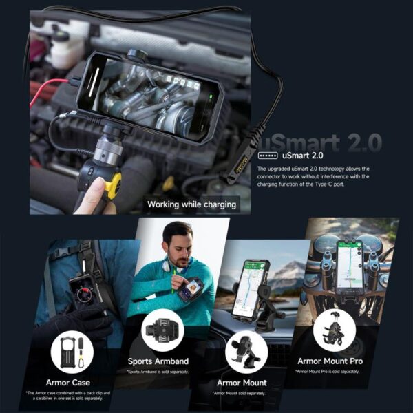 ULEFONE ARMOR 28 PRO - 5G RUGGED SMARTPHONE - 32GB+512GB - DIMENSITY 7300 - NIGHT VISION - ANDROID 15 - BLACK - Image 22