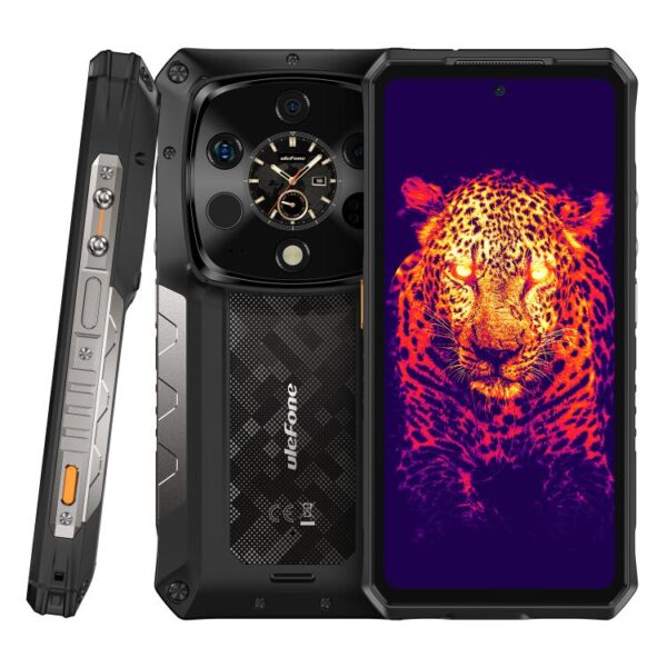 ULEFONE ARMOR 28 ULTRA THERMAL - 5G RUGGED SMARTPHONE - 32GB+1TB - THERMAL CAMERA - DIMENSITY 9300 - 6.67" AMOLED SCREEN - ANDROID 14 - BLACK