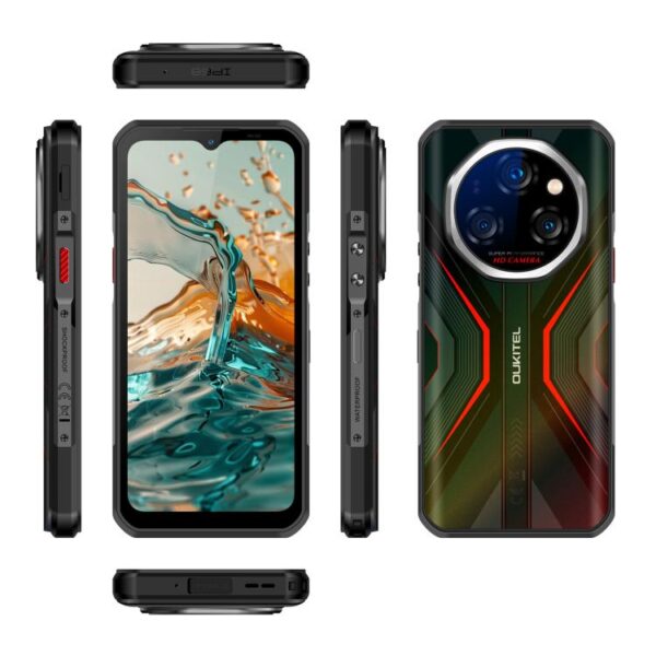OUKITEL WP55 PRO - 5G RUGGED SMARTPHONE - 32GB+512GB - DIMENSITY 7025 - 108MP CAMERA - 6.6 SCREEN - ANDROID 15 - ORANGE - Image 2