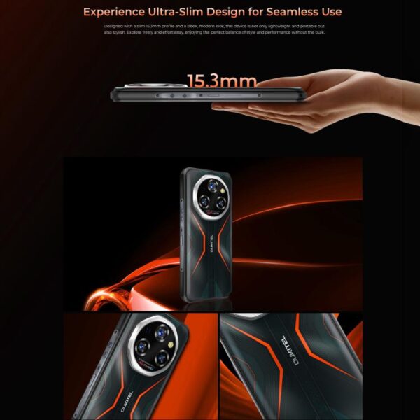 OUKITEL WP55 PRO - 5G RUGGED SMARTPHONE - 32GB+512GB - DIMENSITY 7025 - 108MP CAMERA - 6.6 SCREEN - ANDROID 15 - ORANGE - Image 6