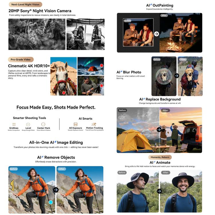 BLACKVIEW XPLORE 2 - 5G RUGGED SMARTPHONE - 48GB+1TB - DIMENSITY 8300 - 6.73 DISPLAY - 20000MAH BATTERY - ANDROID 15 - BLACK - Image 11