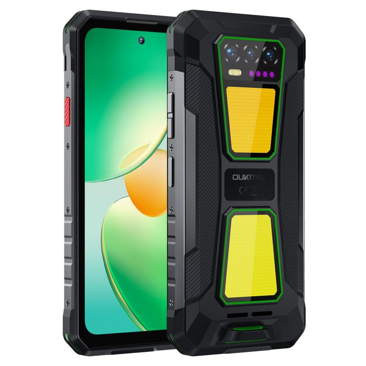 OUKITEL WP58 PRO - 5G RUGGED SMARTPHONE - 24GB+512GB - 10000MAH BATTERY - NIGHT VISION - ANDROID 15 - GREEN - Image 2
