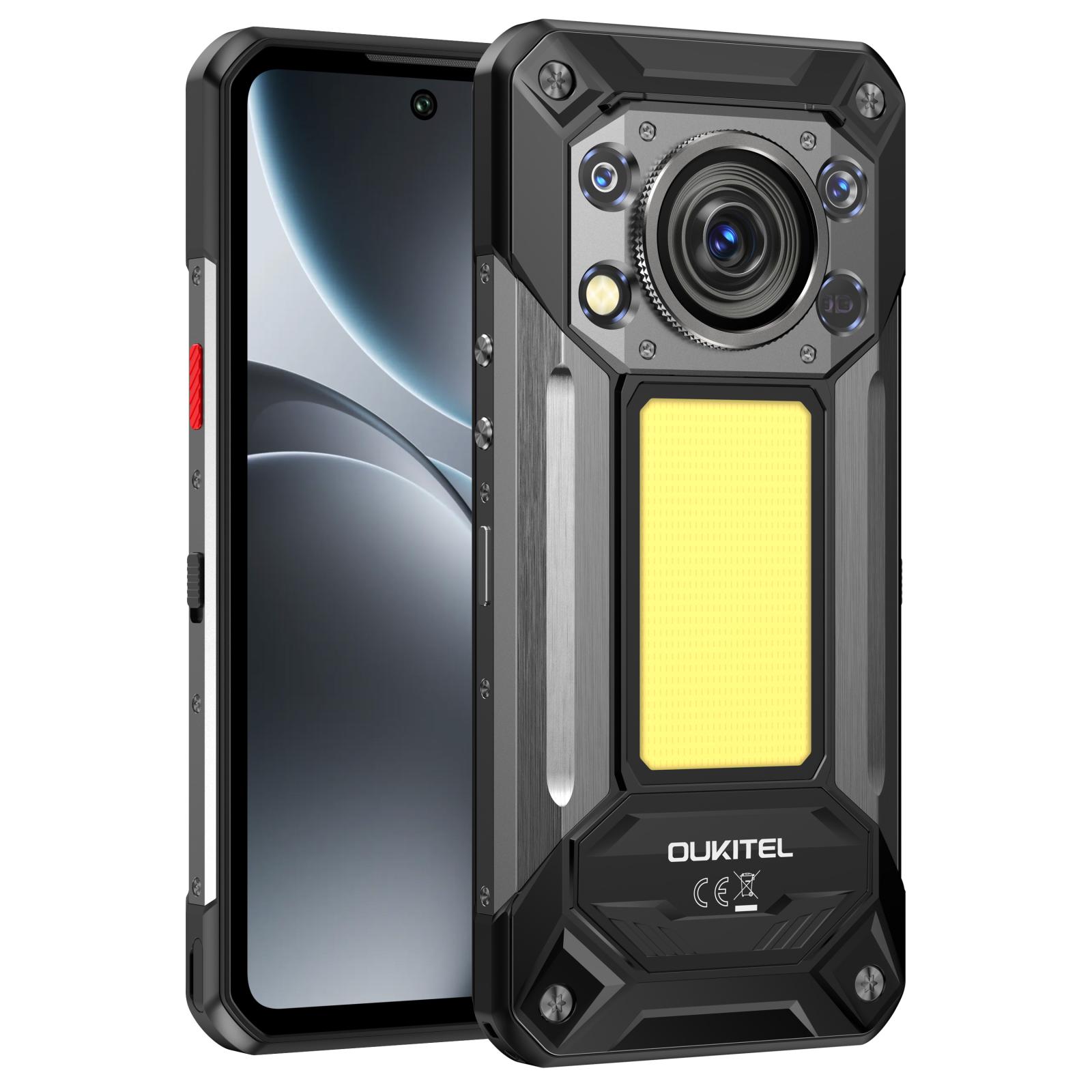 Oukitel WP500 Rugged Phone, 12GB+1TB, 108MP Camera, Night Vision, Fingerprint Identification, 6.78 inch Android 16 MTK Dimensity 8300 Octa Core, NFC, OTG, Network: 5G (Black) - Image 2