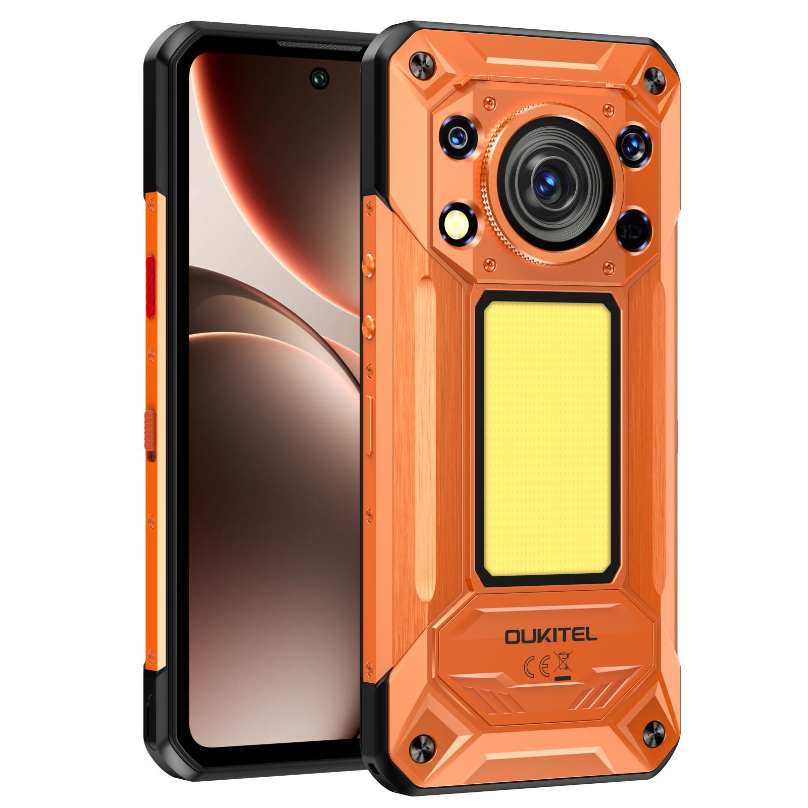 OUKITEL WP500 - 5G RUGGED PHONE - DIMENSITY 8300 - 32GB+1TB - 108MP CAMERA - NIGHT VISION - FINGERPRINT ID - 6.78 SCREEN - ANDROID 16 - ORANGE - Image 2
