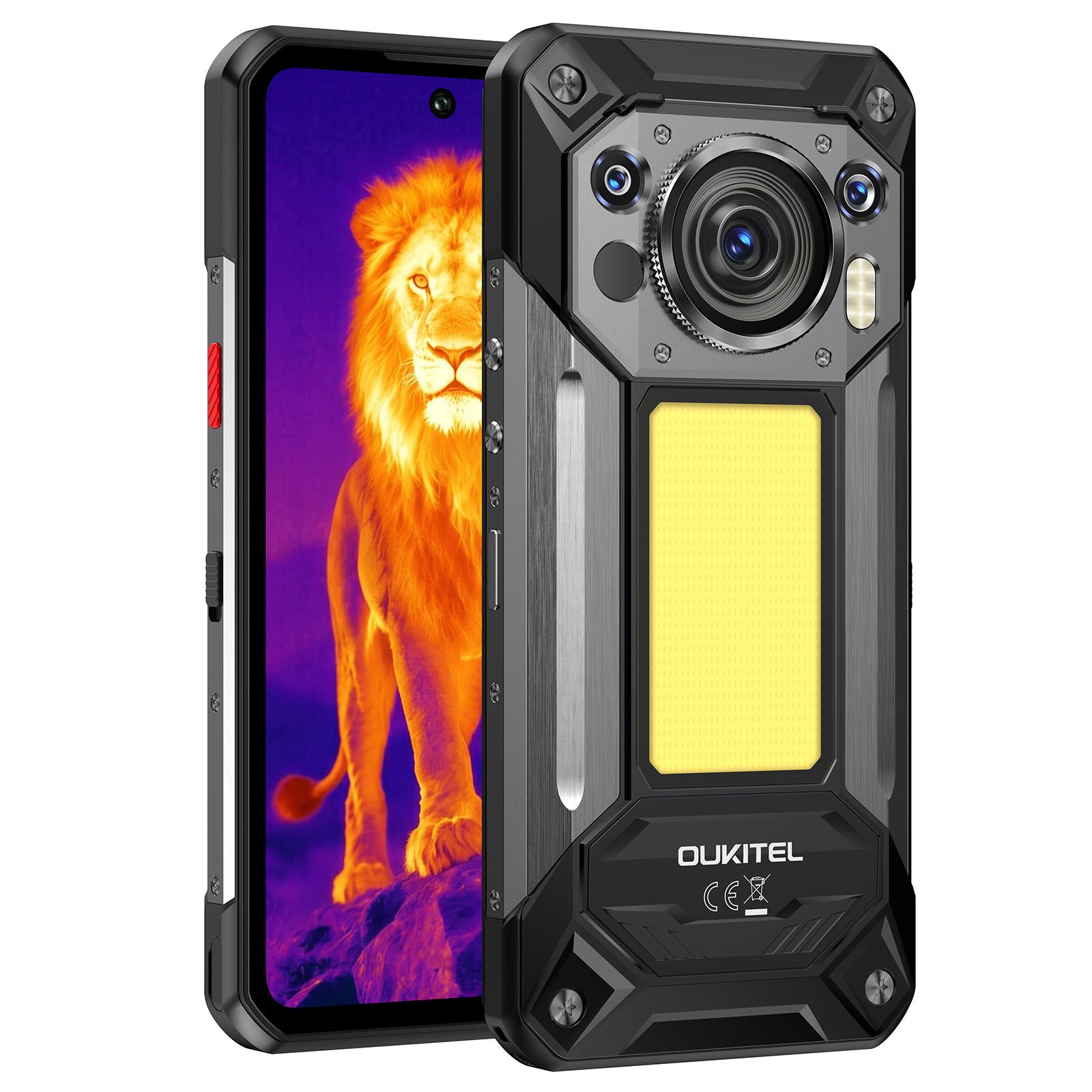 OUKITEL WP500 ULTRA -THERMAL IMAGING - 5G RUGGED PHONE - DIMENSITY 8300 - 32GB+1TB - 108MP CAMERA - NIGHT VISION - FINGERPRINT ID - 6.78 SCREEN - ANDROID 16 - BLACK - Image 2